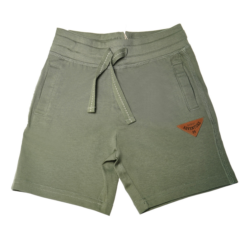 Pantaloni scurți de culoare verde închis, pentru băieți  25702