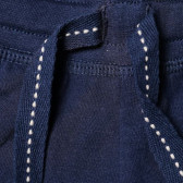 Pantaloni scurți de culoare albastră, pentru băieți Boboli 25727 4