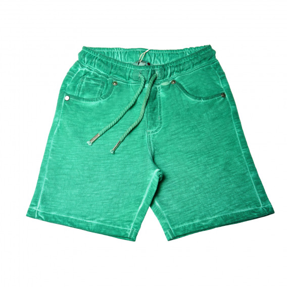 Pantaloni scurți în culori verzi pentru băieți Boboli 25728 
