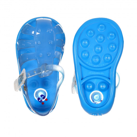 Sandale de cauciuc, albastre Chicco 257747 3