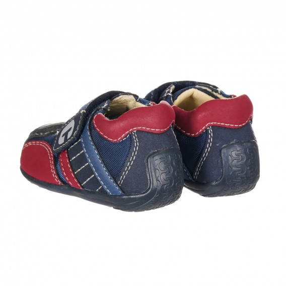 Pantofi cu detalii roșii pentru bebeluș, bleumarin Chicco 257779 2