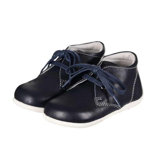 Pantofi din piele naturală, bleumarin Chicco 257796 