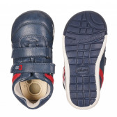 Pantofi cu detalii roșii, bleumarin Chicco 257870 3
