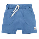 Pantaloni scurți din bumbac pentru bebeluși, în albastru. Pinokio 258013 