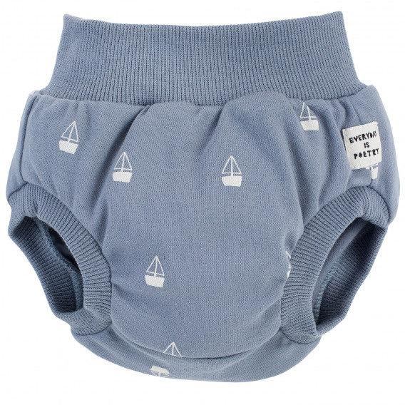 Pantaloni scurți pentru bebeluși din bumbac, albaștri Pinokio 258014 