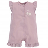 Salopetă de vară din bumbac pentru bebeluși, roz Pinokio 258031 