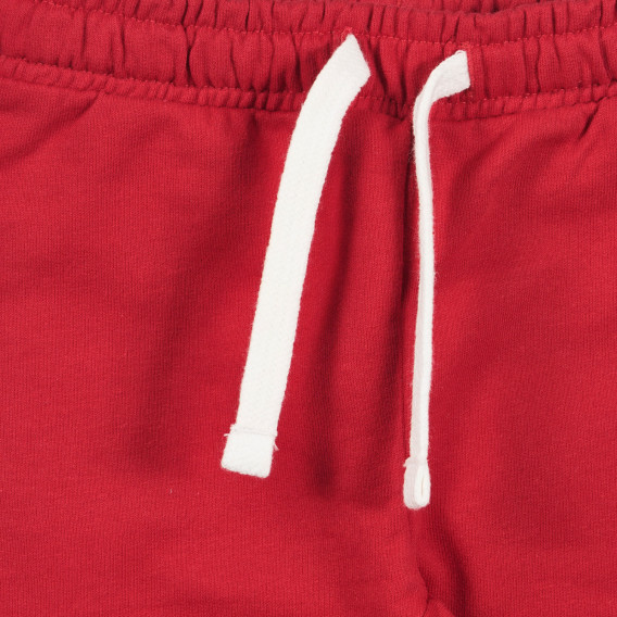 Pantaloni sport de bumbac „Uni.Div”, roșu Chicco 258120 2