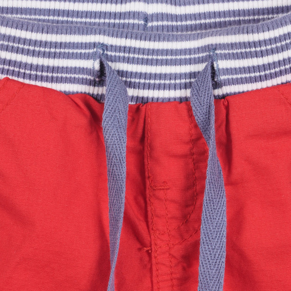 Pantaloni scurți din bumbac pentru bebeluși, în roșu Chicco 258136 2