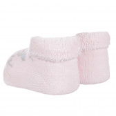 Botoși tricotate MOMY AND DADDY pentru bebeluși, roz Chicco 258144 2