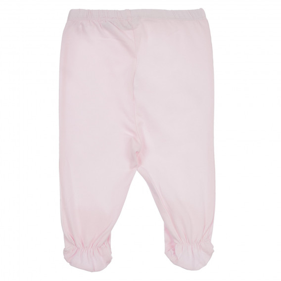 Set de bluză și pantaloni cu botoșei din bumbac pentru bebeluș, alb Chicco 258247 7