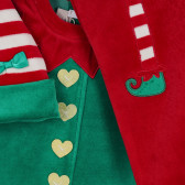 Set de Crăciun din pluș pentru bebeluși, roșu și verde Chicco 258437 3