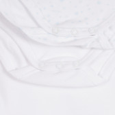 Set din bumbac din două body cu imprimeu figural pentru un bebeluși, în alb Chicco 258481 4