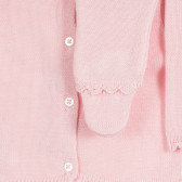Set tricotat, bluză și pantaloni pentru copii, culoare roz Chicco 258507 4