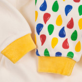 Set de hanorac și pantaloni pentru bebeluși, de culoare albă Chicco 258603 4