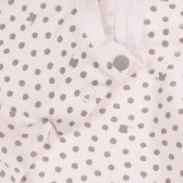 Set tricou și pantaloni din bumbac pentru bebeluși, roz deschis Chicco 258649 4