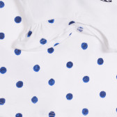 Set de tricouri din bumbac și pantaloni scurți pentru bebeluși, în alb și albastru Chicco 258741 4
