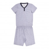 Pijama cu dungi de bumbac pentru băieți Chicco 258867 