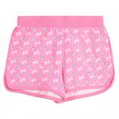 Pijama de bumbac "I AM THE CATS PAJAMAS" pentru bebeluși, în alb și roz Chicco 258958 5