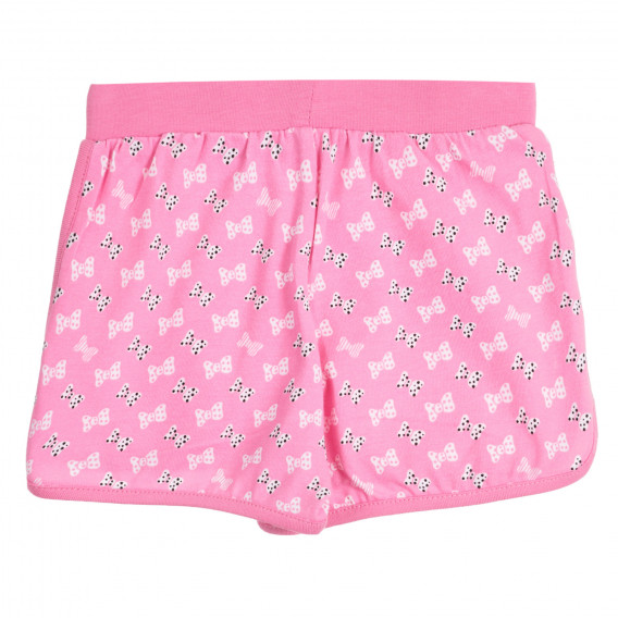 Pijama de bumbac "I AM THE CATS PAJAMAS" pentru bebeluși, în alb și roz Chicco 258959 6