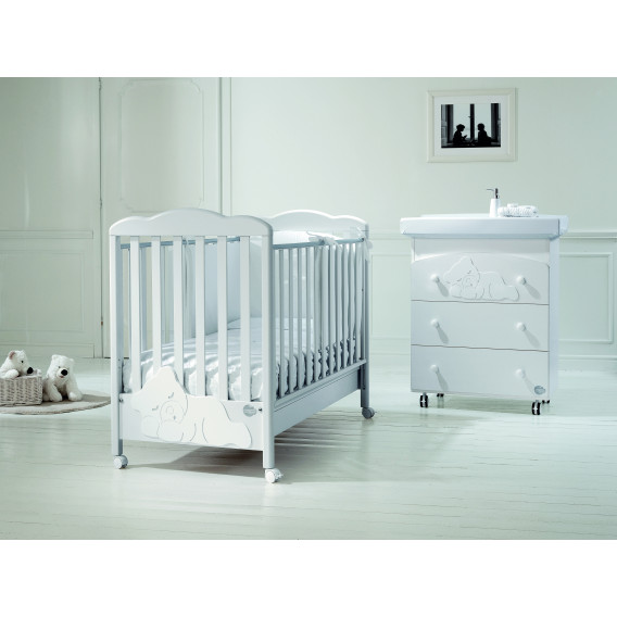 Mobilier cu sertare, cu cadă și salteluță pentru schimbare Baby Expert Mobilier cu sertare, cu cadă și salteluță pentru schimbare Baby Expert 2590