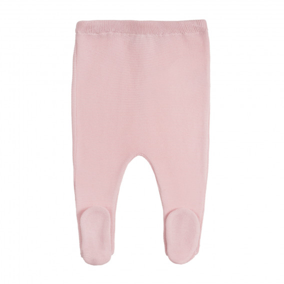 Set tricotat din bumbac din două părți pentru bebeluși, roz Chicco 259006 6