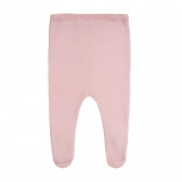 Set tricotat din bumbac din două părți pentru bebeluși, roz Chicco 259007 7