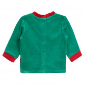 Costum de elf de Crăciun de pluș pentru bebeluși,  în roșu și verde Chicco 259087 5