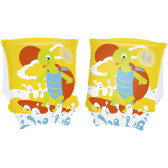 Aripioare gonflabile Țestoasă, galbene, 23 x 15 cm. Bestway 259155 
