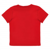 Tricou din bumbac cu imprimeu tigru, roșu Acar 259354 3