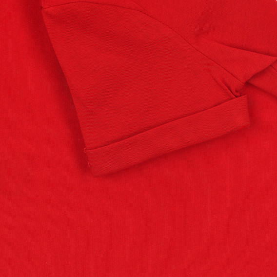 Tricou din bumbac cu imprimeu tigru, roșu Acar 259355 4