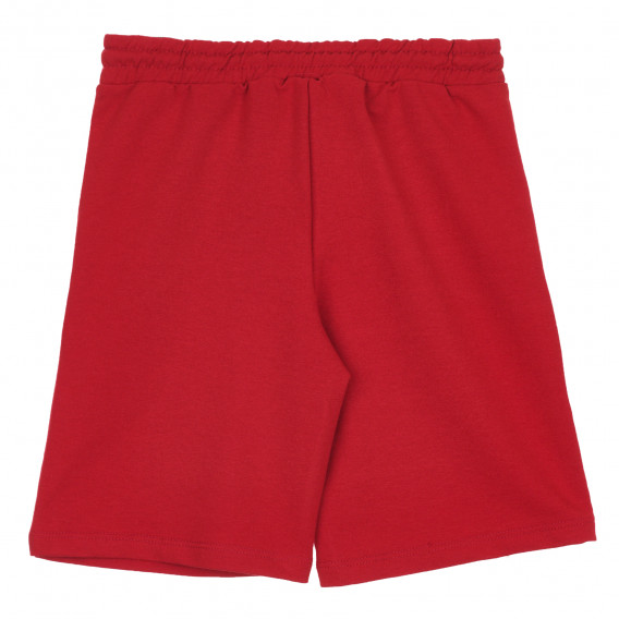 Pantaloni scurți din bumbac cu imprimeu Skate, roșu Acar 259378 4