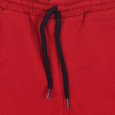 Pantaloni scurți din bumbac cu imprimare Super, roșu Acar 259405 2