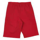 Pantaloni scurți din bumbac cu imprimare Super, roșu Acar 259406 4