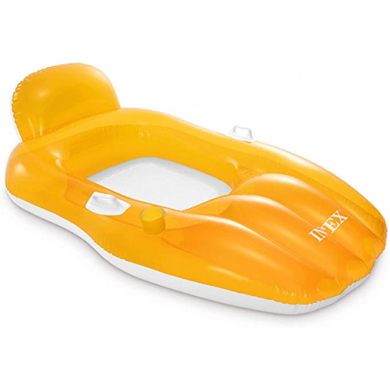 Barcă gonflabilă cu spătar, portocaliu Intex 259896 