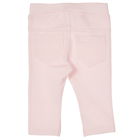 Pantaloni pentru bebeluși din bumbac, roz, marca Benetton Benetton 260263 4