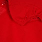 Tricou cu imprimeu de flori pentru bebeluși, roșu Benetton 260567 3