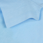 Tricou cu imprimeu pentru bebeluși, albastru deschis Benetton 260575 3