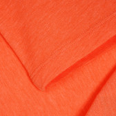 Tricou din bumbac cu numele de marcă pentru bebeluș, portocaliu Benetton 260583 3