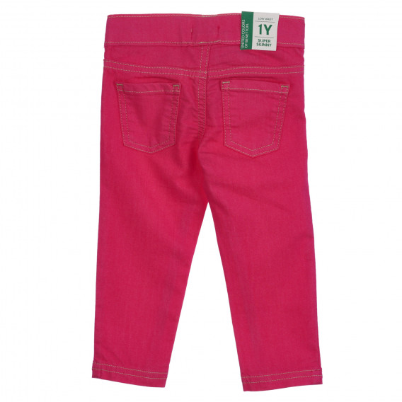 Pantaloni pentru bebeluși, roz închis Benetton 260818 4