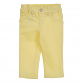 Pantaloni pentru bebeluși, galben Benetton 260847 