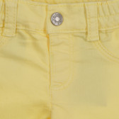 Pantaloni pentru bebeluși, galben Benetton 260848 2