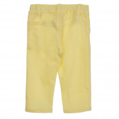 Pantaloni pentru bebeluși, galben Benetton 260850 4