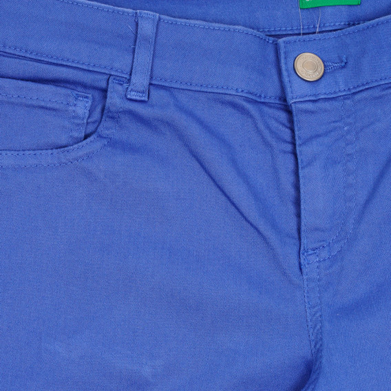 Pantaloni albaștrii pentru fete Benetton 260899 2
