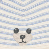 Căciulă tricotată cu aplicație urs Benetton 261304 2