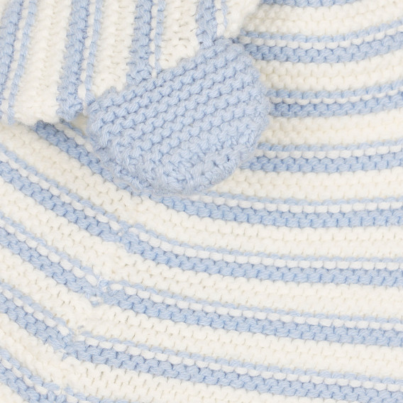 Căciulă tricotată cu aplicație urs Benetton 261306 3