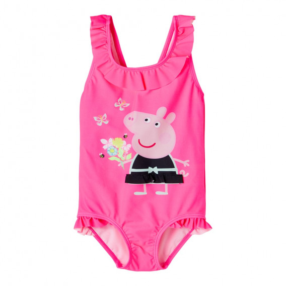 Costum de baie complet Peppa Pig, roz Name it 262323 