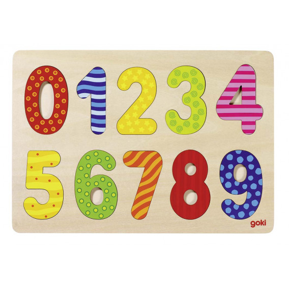 Puzzle - Numere 0-9 Goki 262731 