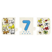 Puzzle - Învață să numeri și să sortezi Goki 262736 2