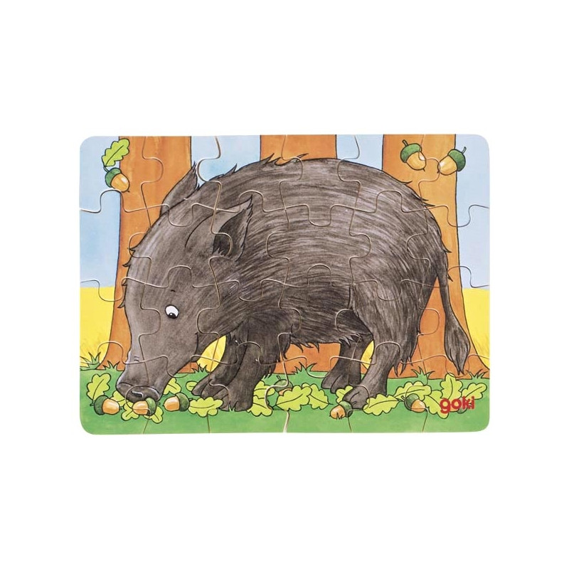 Mini puzzle - Animale din pădure - sortiment  262764