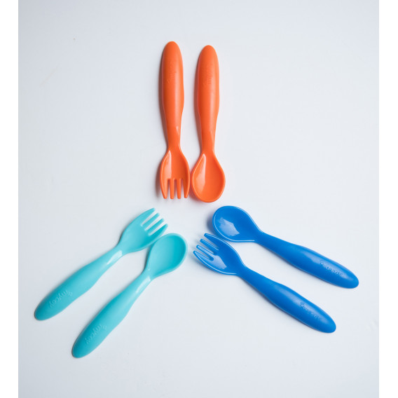 Set de linguri și furculițe colorate pentru un băiat, 6 buc. Mycey 262866 2
